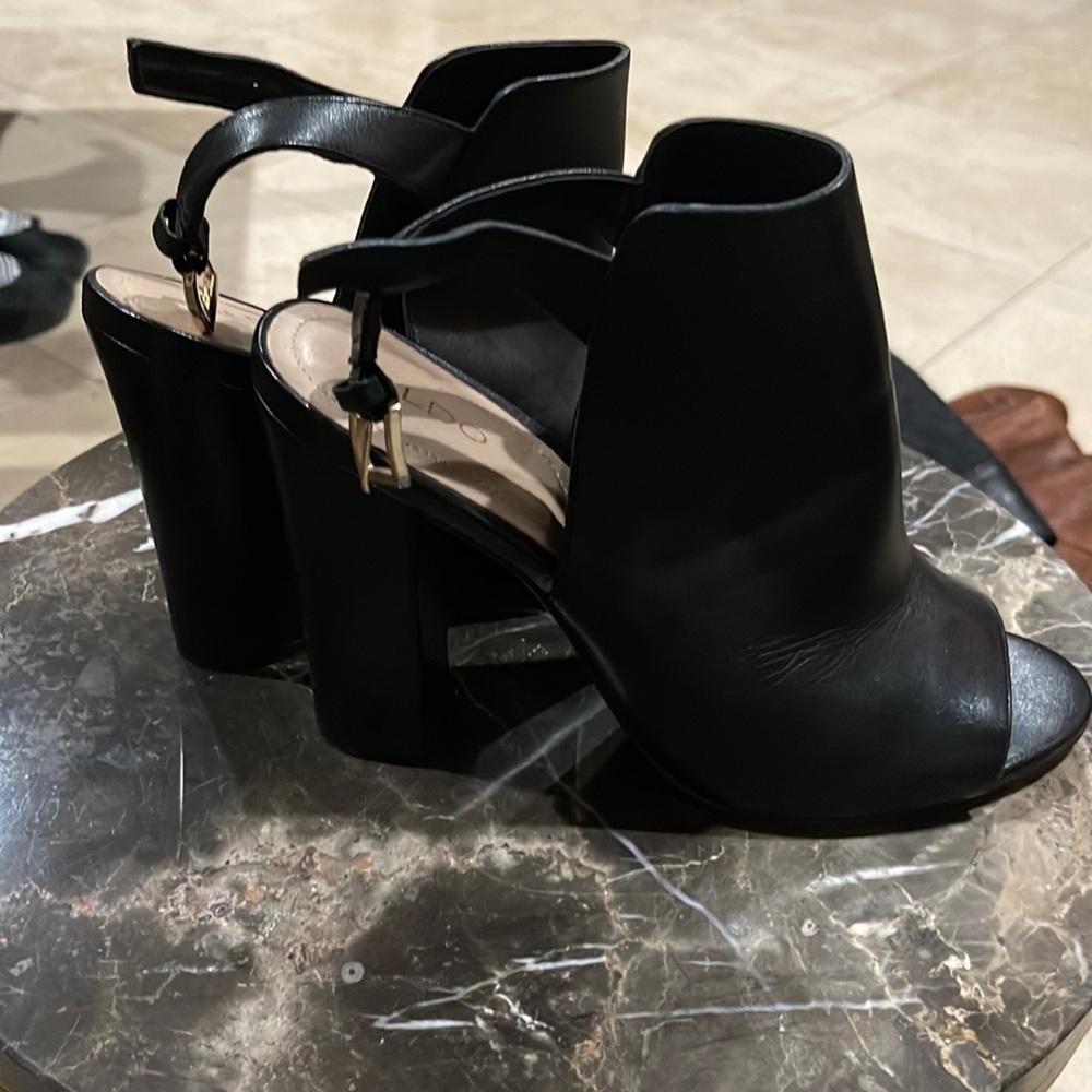 Aldo black boots size 38.5